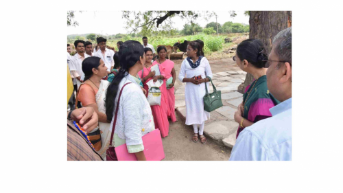 38. Village-Family adoption program visit with students and faculty, Kalburgi, Karnataka, 19 June, 2023
