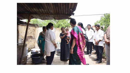 39. On village, Family adoption program visit with students and faculty, Kalburgi, Karnataka, 19 June, 2023