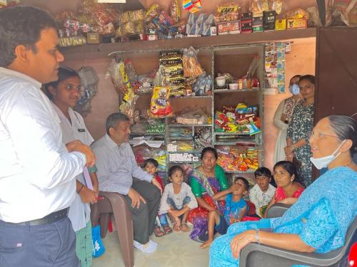 32. Family visit in Village Khimaliya, Jamnagar Govt. medical college, 06.08.2022