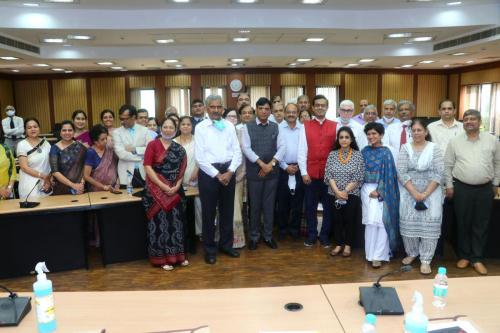 1. Honble-HOFMW-Dr.-Mandaviya's-visit-to-NMC-to-interact-with-faculty-from-all-over-the-country-to-address-challanges-in-UGME-11.10.2021