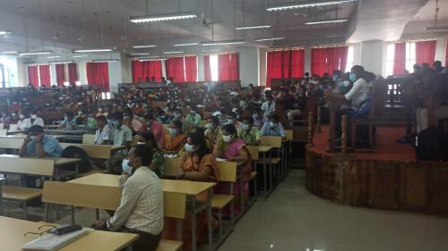26. Students of Madras Medical college during interactions, 1.08.2022